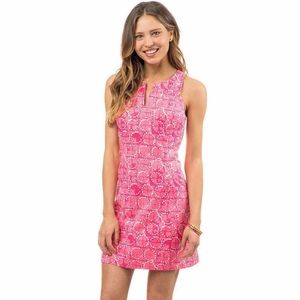 Southern Tide Pink Sand Dollar Dress